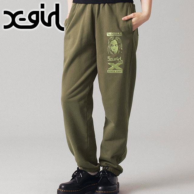 X-girl（エックスガール） スウェットパンツ 105243031012 FW24 BY X