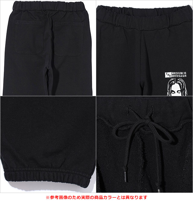 X-girl / ボトム/S/コットン/BLK/105243031012 X-girl（エックスガール） スウェットパンツ 105243031012 FW24 BY X