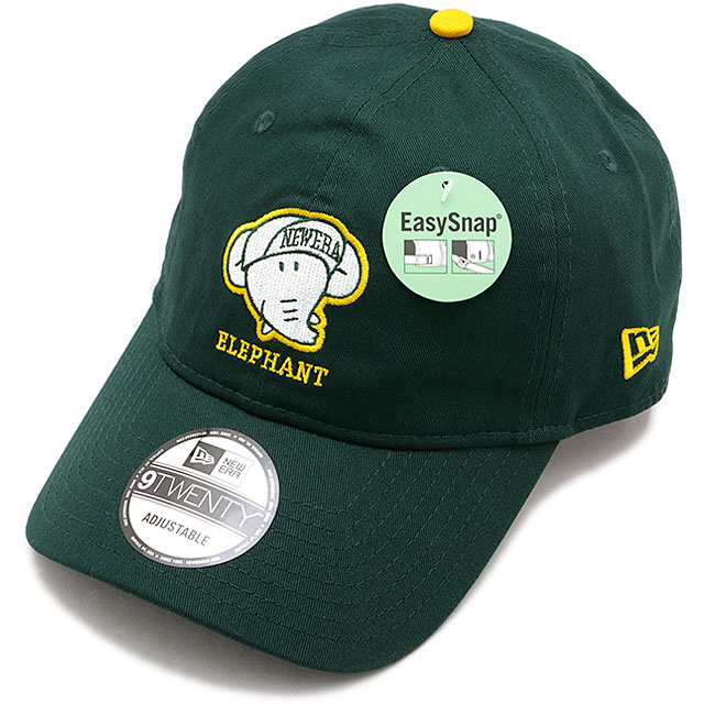 ラスト１点　新品　ニューエラ　NEW ERA　たべっ子どうぶつ ぞう グリーン ニューエラ】「たべっ子どうぶつ」とのコラボレーション第2弾を4