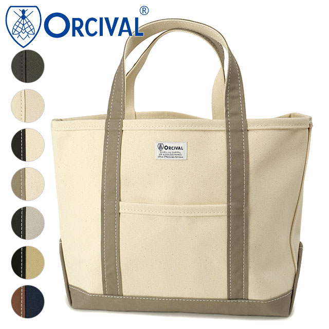 オーシバル ORCIVAL トートバッグ ミディアム OR-H0284-KWC FW24 TOTE BAG MEDIUM メンズ・レディース 鞄 キャンバストート 中サイズ 帆布