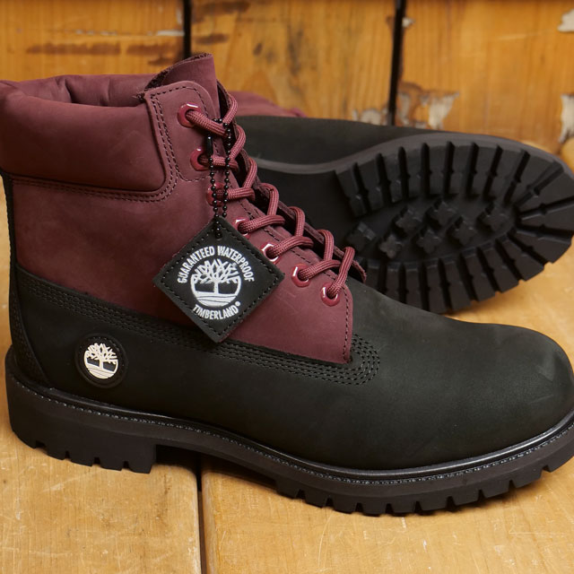 Timberland 黒赤 シックスインチプレミアムブーツ Timberland（ティンバーランド） Timberland 6インチプレミアムブーツ