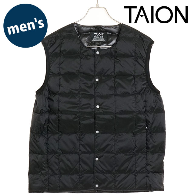 TAION（タイオン） クルーネックボタンダウンベスト TAION-004 FW24 M