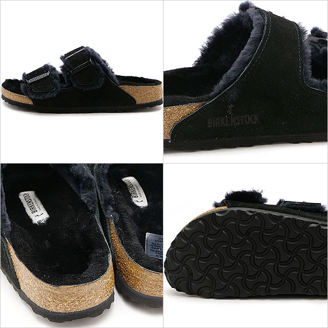 シューズ・サンダルその他 BIRKENSTOCK SHOES (752663) ビルケンシュトック 752663 Arizona VL Shearling Black