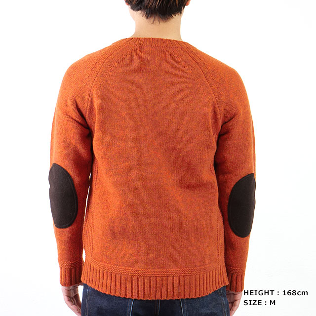 ソリア Soglia ランドノア セーター FW24 LANDNOAH Sweater メンズ・レディース トップス クルーネック ニット 日本製 Orange 正規取扱店_5