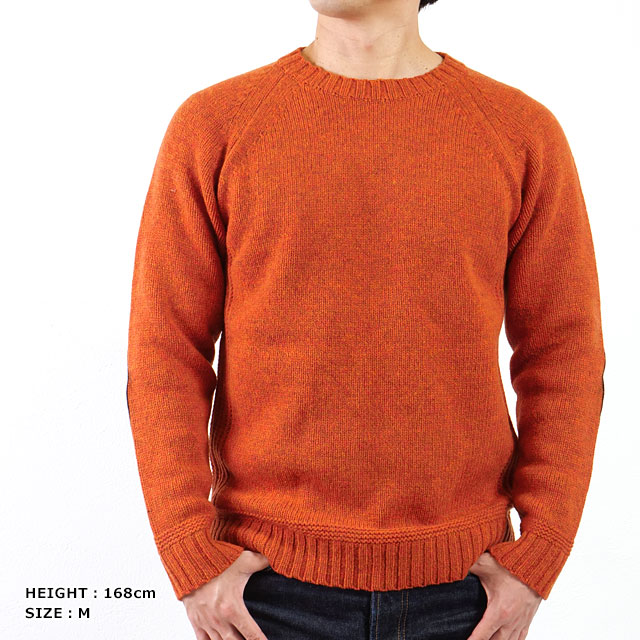 ソリア Soglia ランドノア セーター FW24 LANDNOAH Sweater メンズ・レディース トップス クルーネック ニット 日本製 Orange 正規取扱店_7