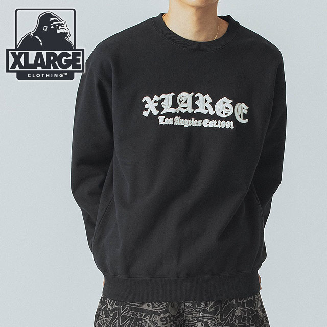 XLARGE（エクストラ ラージ） オールドイングリッシュロゴ クルー