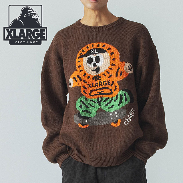 XLARGE（エクストラ ラージ） ボーイ クルーネックニット 101244015006