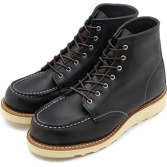 返品送料無料 レッドウィング REDWING ブーツ 6インチ クラシックモック 3373 W 6-INCH CLASSIC MOC モックトゥ red wing ブラック・バウンダリー 正規取扱店の画像