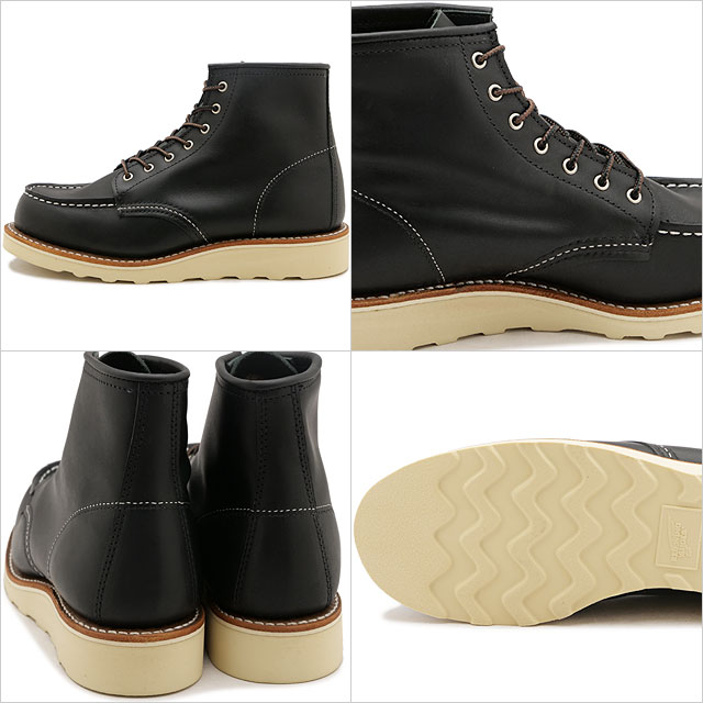 返品送料無料 レッドウィング REDWING ブーツ 6インチ クラシックモック 3373 W 6-INCH CLASSIC MOC モックトゥ red wing ブラック・バウンダリー 正規取扱店の画像