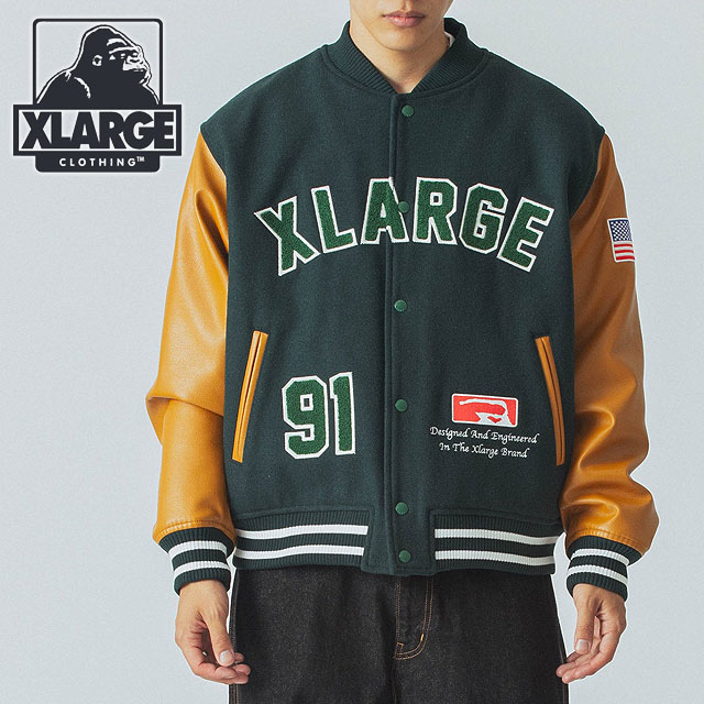 エクストララージ XLARGE OGロゴ バーシティジャケット 101244021005 FW24WINTER OG LOGO VARSITY  JACKET メンズ x-large スタジャン ブルゾン GREEN : 10080589 : SHOETIME - 通販 -  Yahoo!ショッピング