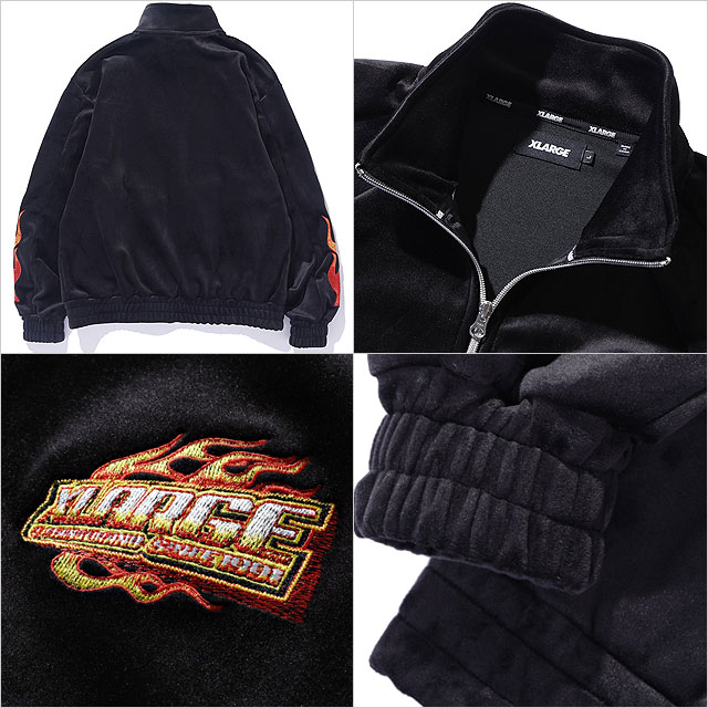 XLARGE エクストララージ ベロアトラックジャケット XLARGE エクストララージ ベロアトラックジャケット