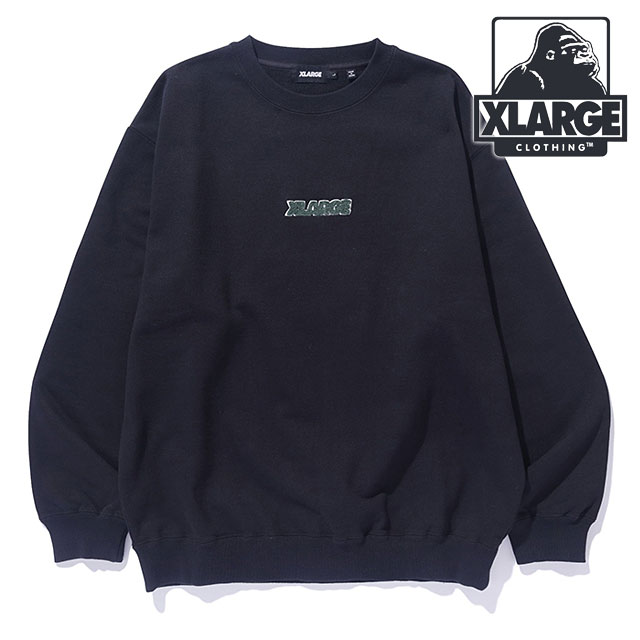 XLARGE（エクストラ ラージ） スタンダードロゴ クルーネック 