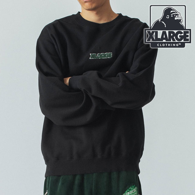XLARGE（エクストラ ラージ） スタンダードロゴ クルーネック 