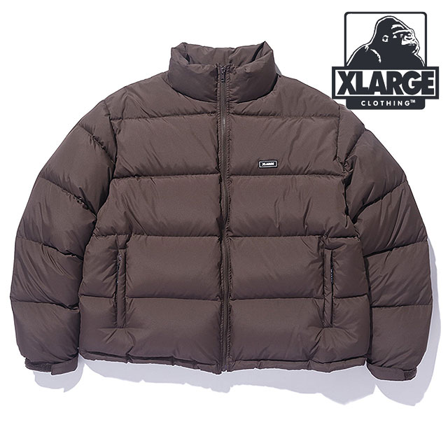 エクストララージ　ダウンジャケット　ブルゾン　M ブラウン　茶色 XLARGE エクストララージ ダウンジャケット 101244021011