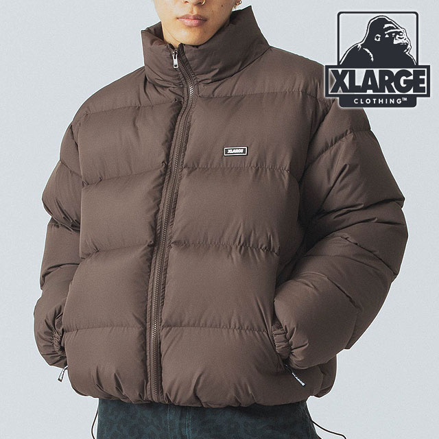 エクストララージ XLARGE ダウンジャケット 101244021011 FW24WINTER DOWN JACKET メンズ x-large エックスラージ アウター ダウン BROWN