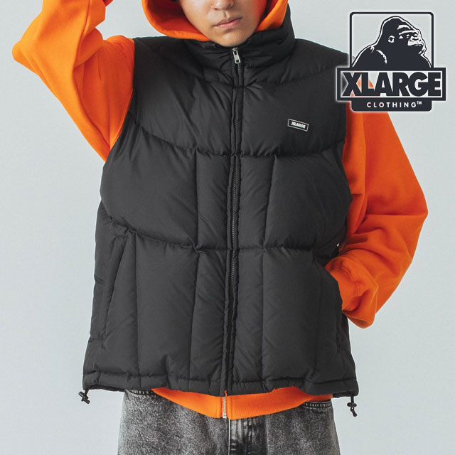 X-LARGE ダウンベスト XLARGE エクストララージ パネルド ダウンベスト
