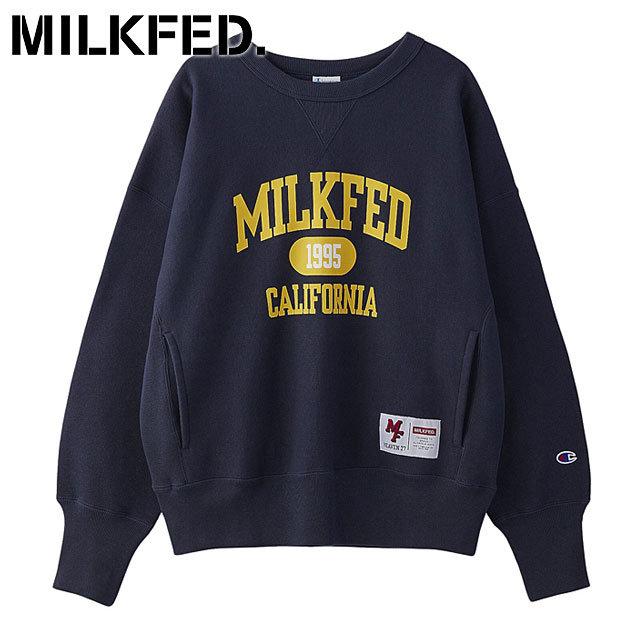 MILKFED.（ミルクフェド） コラボ チャンピオン スウェットトップ 