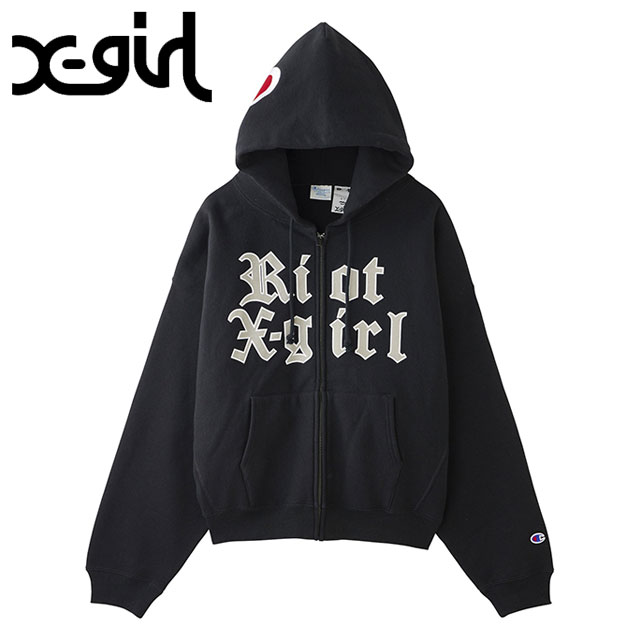 X-girl（エックスガール） チャンピオン リバースウィーブ Rロゴ