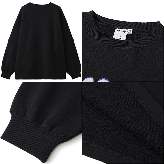 エックスガール X-girl プランプロゴ レイヤード スウェットトップ 105244012011WINTER PLUMP LOGO LAYERED SWEAT TOP レディース トレーナー WHITE 正規取扱店 X-girl エックスガール スウェットトップス PLUMP LOGO LAYERED