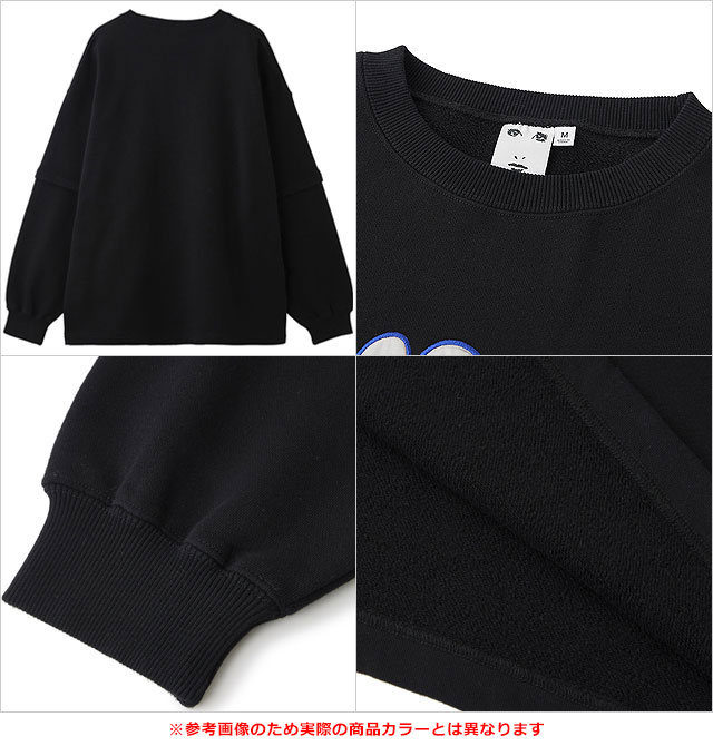 エックスガール X-girl プランプロゴ レイヤード スウェットトップ 105244012011WINTER PLUMP LOGO LAYERED SWEAT TOP レディース トレーナー OLIVE 正規取扱店 X-girl エックスガール プランプロゴ レイヤード スウェット