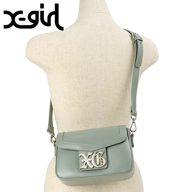 【新品】エックスガール バックロゴ刺繍入りVネックトラックトップス ベージュ X-girl｜LOGO MARK FAUX LEATHER BAG X-girl | Rakuten Fashion