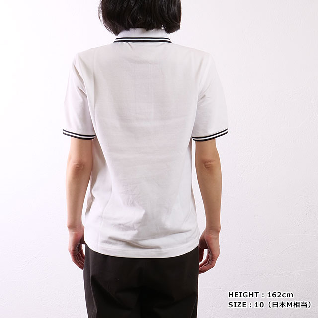 美品　フレッドペリー ツインティップド Tシャツ　ホワイト　S FRED PERRY フレッドペリー ポロシャツ ツイン ティップド