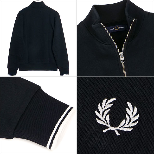 FRED PERRY（フレッドペリー） ハーフジップ スウェットシャツ M3574