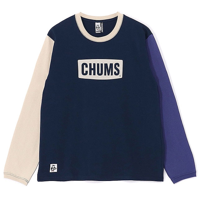 美品⭐️新品未使用    CHUMS    Mサイズ CHUMS チャムス トレーナー OVERSIZED MINI LOGO CREW TOP