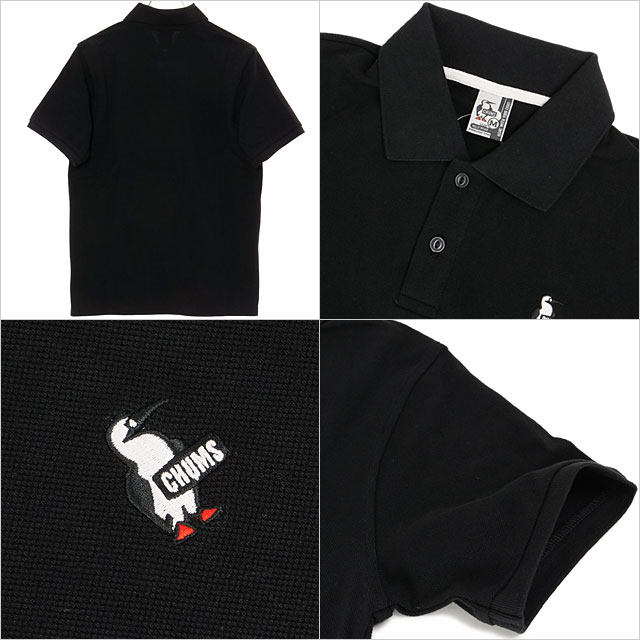 チャムス ブービーポロシャツ ブラック XXL　CH02-1239 Booby Polo Shirt/ブービーポロシャツ(トップス｜ポロシャツ)(M