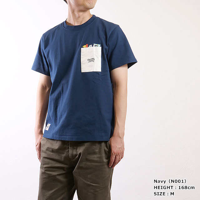 CHUMS チャムス チャムリースマーケットポケットTシャツ CH01
