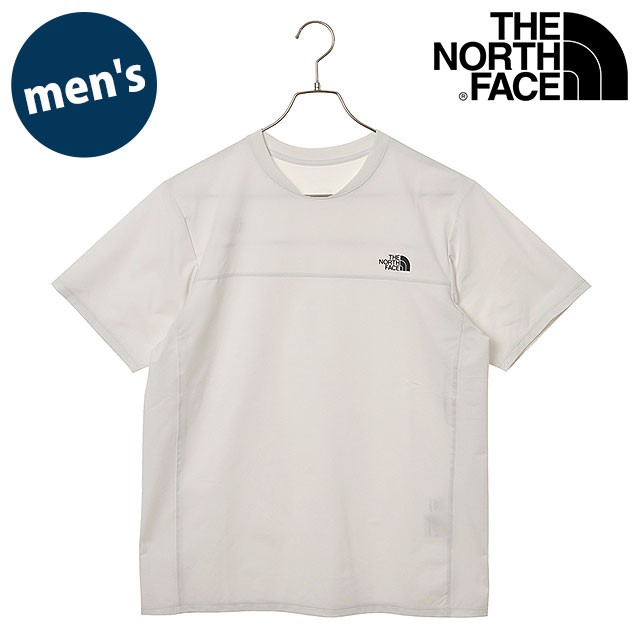 �U�E�m�[�X�E�t�F�C�X THE NORTH FACE �V���[�g�X���[�u�e�b�N�N���[ NT22599-GS SS25 S S Tech Crew �����Y �R�ۖh�L �O���C�b�V���z���C�g  ���K�戵�X