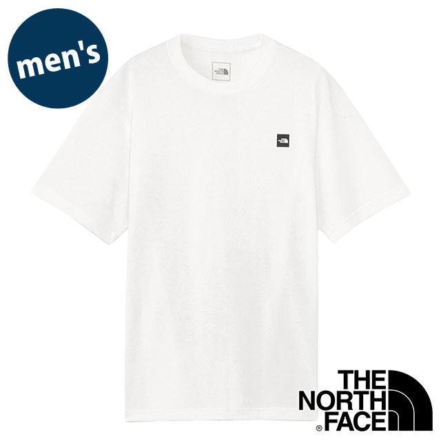 �U�E�m�[�X�E�t�F�C�X THE NORTH FACE �V���[�g�X���[�u�X���[���{�b�N�X���S�e�B�[ NT32445-W SS25 S S Small Box Logo Tee �����Y �z���C�g  ���K�戵�X