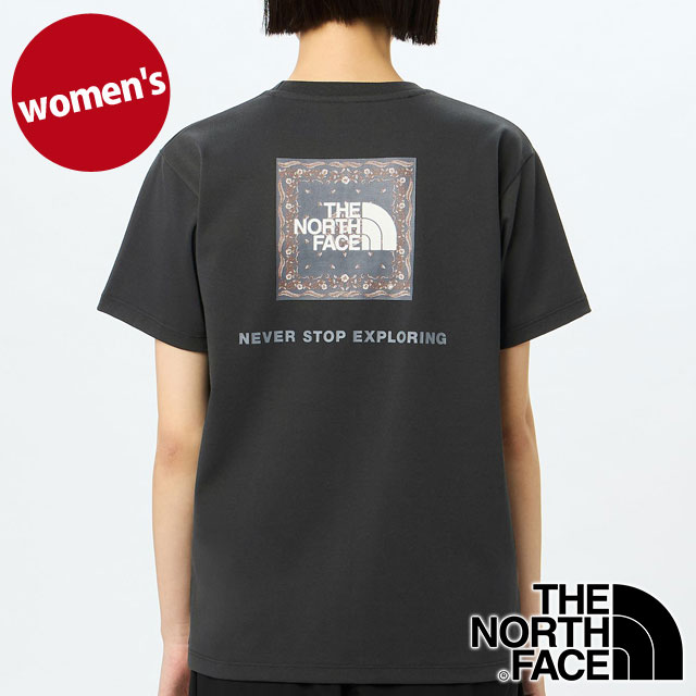 【Lサイズ】新品 ノースフェイス BANDANA バンダナ Tシャツ ブラック THE NORTH FACE ノースフェイス Tシャツ 半袖 メンズ レディース