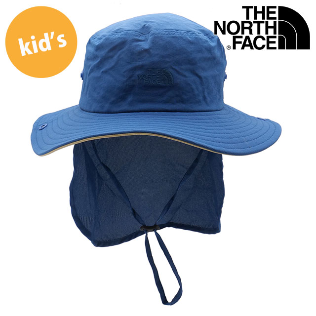 THE NORTH FACE 青 バケットハット 海 プール THE NORTH FACE ノースフェイス 撥水加工 海 プール 帽子 ブルー