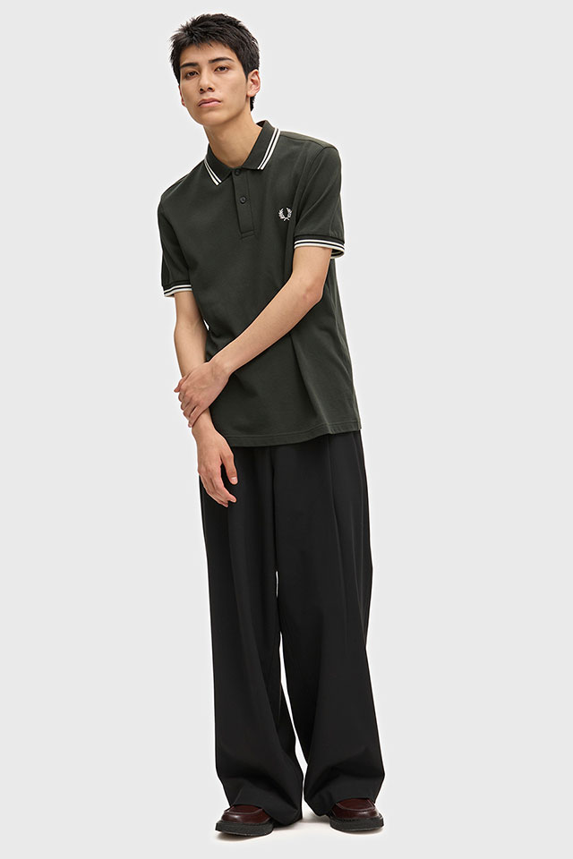 FRED PERRY（フレッドペリー） ポロシャツ ツインティップドフレッド