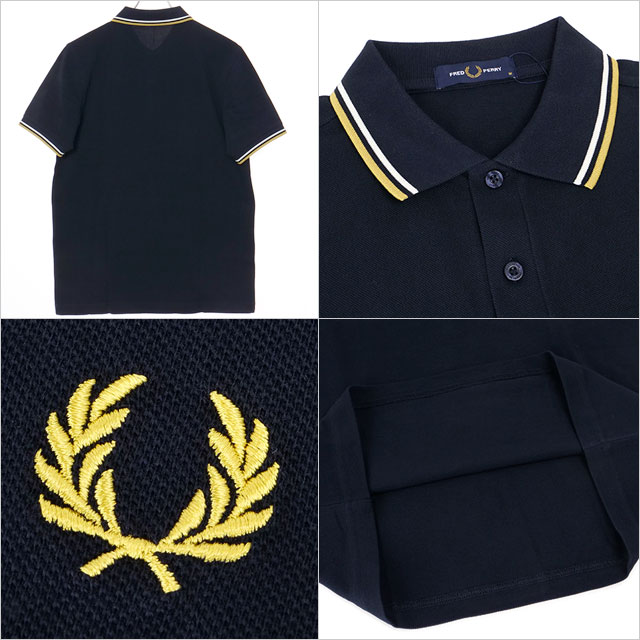 FRED PERRY（フレッドペリー） ポロシャツ ツインティップドフレッド