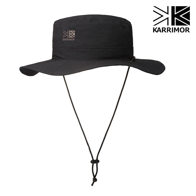 �J���}�[ KARRIMOR �T�[���V�[���h�n�b�g 200179-9000 SS25 thermo shield hat �����Y�E���f�B�[�X �X�q �A�E�g�h�A �ՔM UV�P�A �R�ۖh�L Black ���K�戵�X