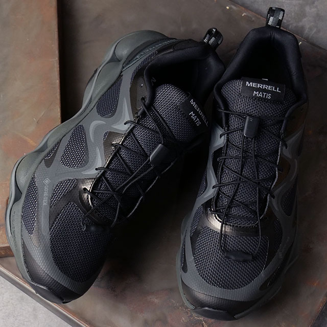 ������ MERRELL �X�j�[�J�[ �X�s�[�h �A�[�N �}�e�B�X �S�A�e�b�N�X J038253 SS25 M SPEED ARC MATIS GTX �����Y GORE-TEX �h�� �A�E�g�h�A BLACK ���K�戵�X