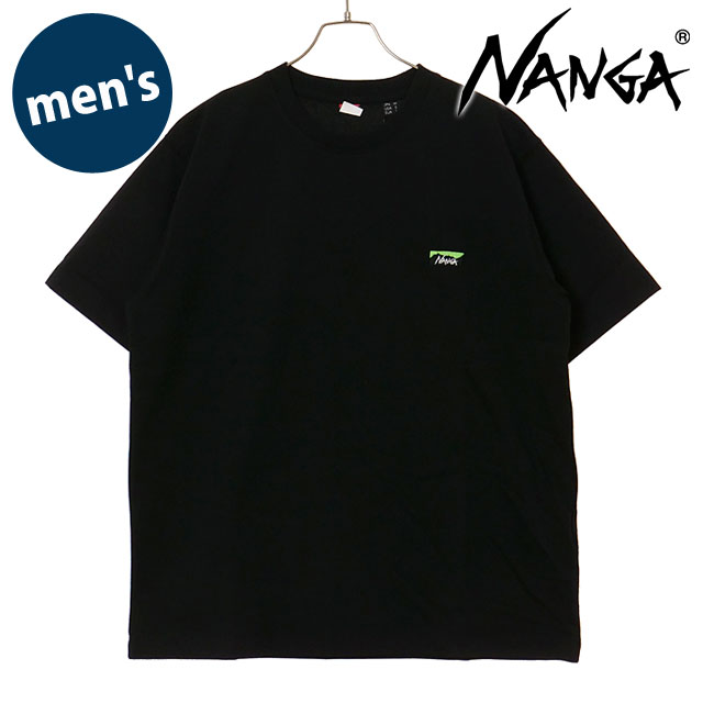 ナンガ ユニセックス Tシャツ エコハイブリッド ボックスロゴ エンブロイダリー 半袖 トップス カットソー 限定カラー C2430-1M500Z NANGA ナンガ エコハイブリッド ボックスロゴ エンブロイダリーT