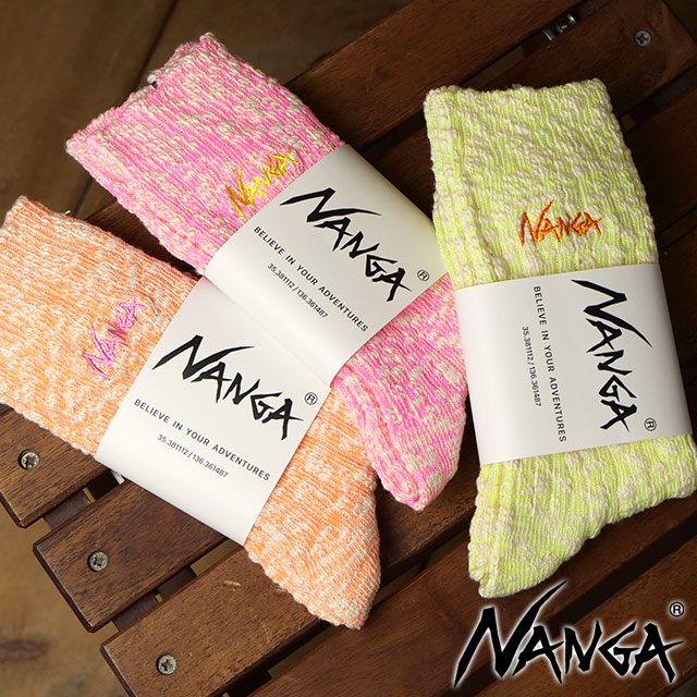 NANGA（ナンガ） カラースラブヤーン 3 4 ソックス N2502-3H314Z SS25
