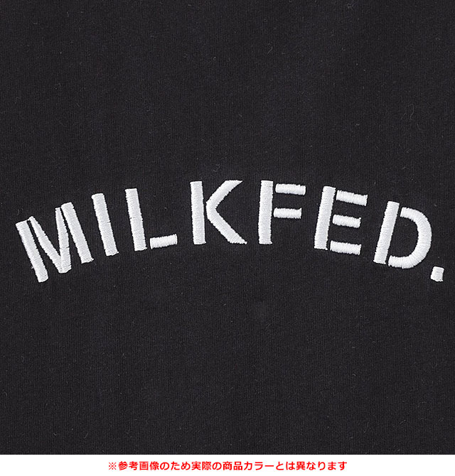 ミルクフェド MILKFED. エンブロイダリー アーチステンシル ワイド ショートスリーブTシャツ 103251011008 EMBROIDERY ARCH STENCIL TEE WHITE 正規取扱店 楽天市場】ミルクフェド MILKFED. エンブロイダリー アーチ
