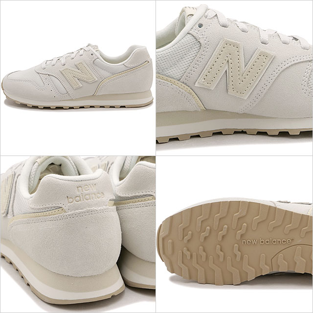 New Balance ホワイト スニーカー24.5cm WL373SJ2 New Balance NEW BALANCE ニューバランス 373 スニーカー