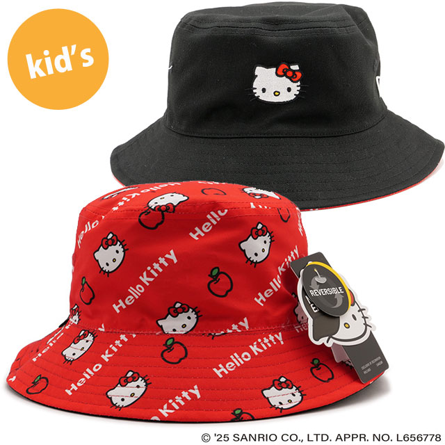 NEW ERA（ニューエラ） キッズ リバーシブルハット ハローキティ
