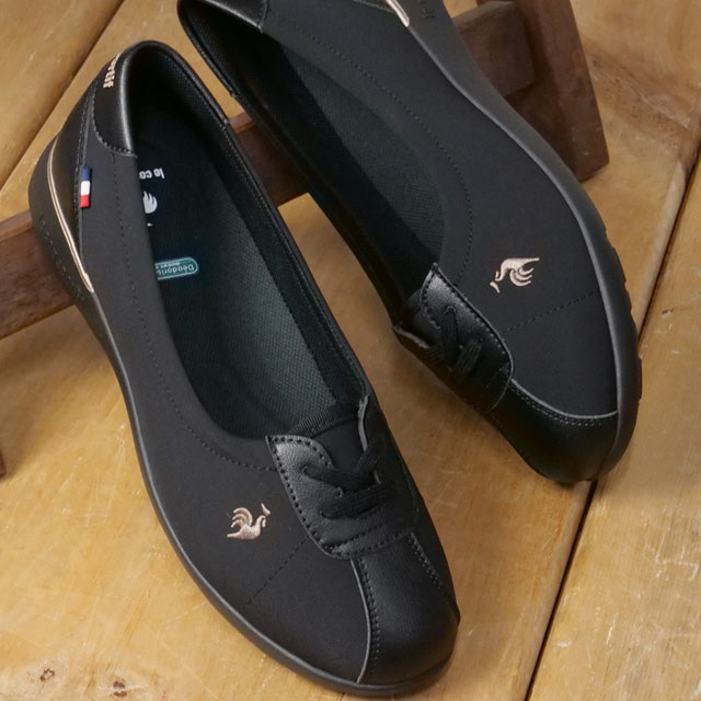 ルコック モンペリエ　パンプス　ブラック ルコックスポルティフ le coq sportif LCS モンペリエ パンプス