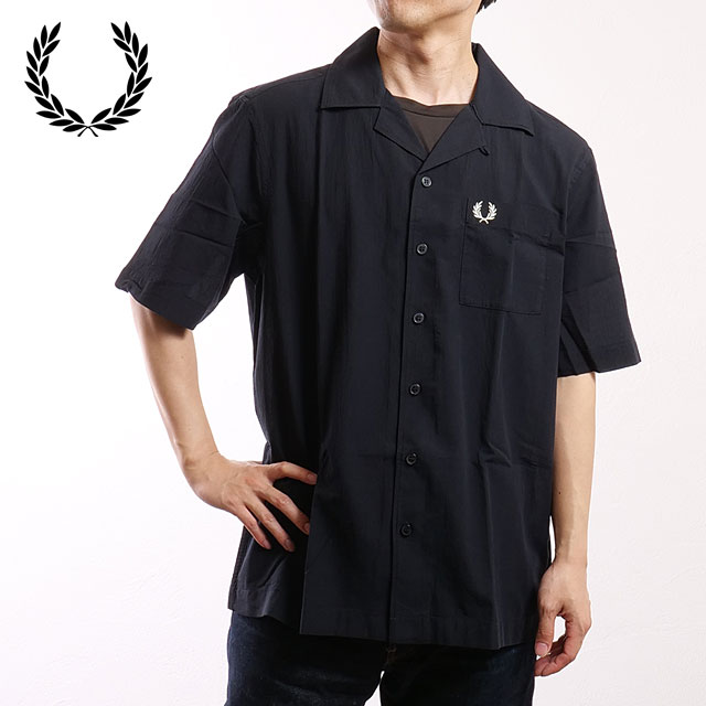 FRED PERRY フレッドペリー ライトウェイト テクスチャー リビア