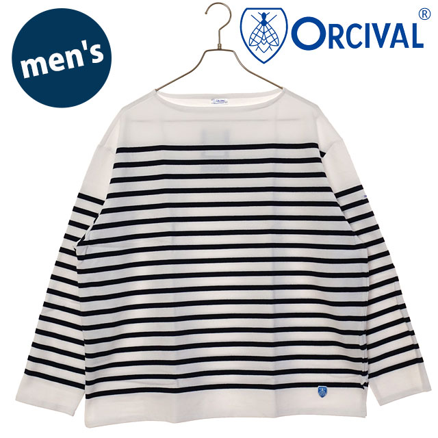 ORCIVAL（オーシバル） ボートネック ロングスリーブプルオーバー