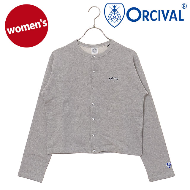 �������Х� ORCIVAL ���롼�ͥå� �����ǥ����� OR-C0435-MAZ SS25 CREW NECK CARDIGAN ��ǥ����� �ȥåץ� ������ Ĺµ ����ѥ��� TOP-GREY �����谷Ź