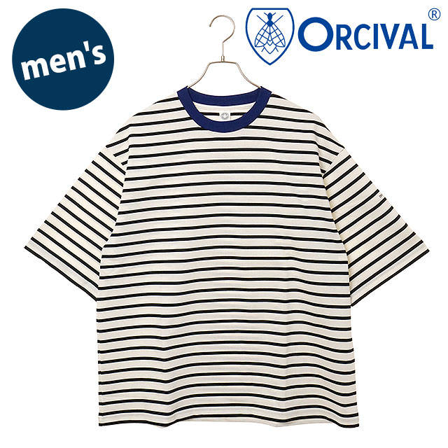 【2025年 S/S】メンズ　ORCIVAL　オーシバル　オーチバル　WIDE CREW NECK S/S P.O.　ワイド クルーネック ショートスリーブ プルオーバー OR-C0460MSD ORCIVAL オーシバル ワイドクルーネックショートスリーブプル