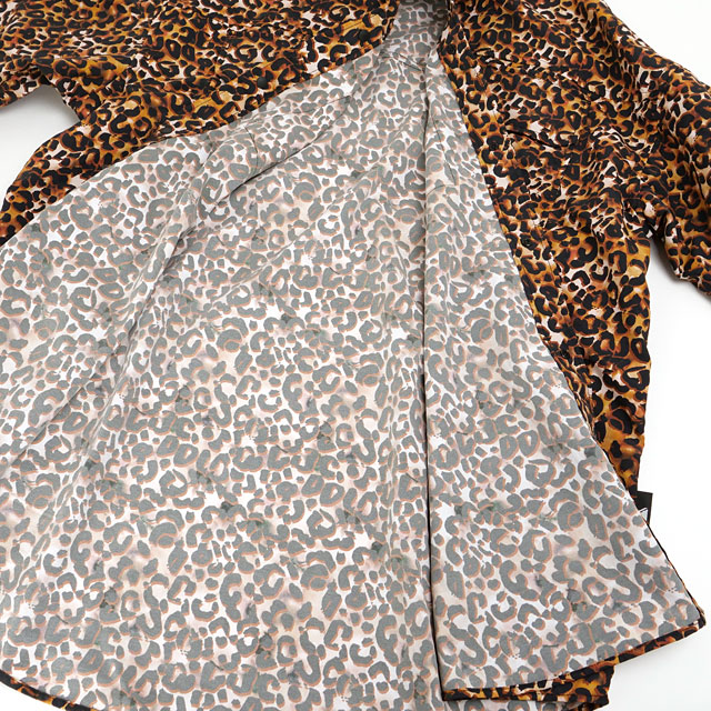 FIRST DOWN TASLAN NYLON VENTIRATION SHIRTS ファーストダウン タスラン ナイロン ベンチレーション シャツ LEOPARD F891012-99 FIRST DOWN ファーストダウン タスランナイロン ベンチ