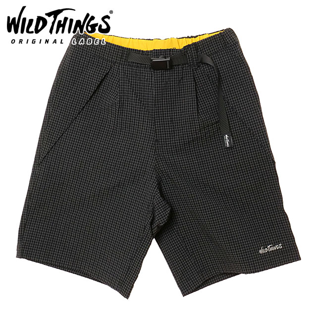 ���C���h�V���O�X WILD THINGS �Q�b�R�[ �f�i���V���[�c WT25023AD SS25 GECKO DENALI SHORTS �����Y �{�g���X �n�[�t�p���c �Z�p�� BLACK ���K�戵�X